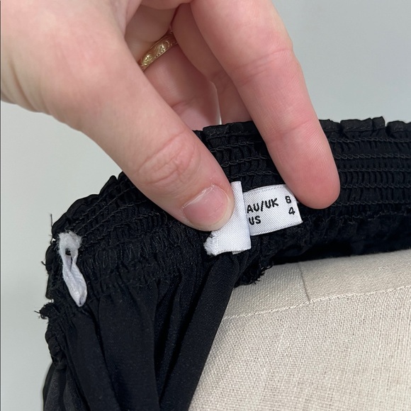 PETAL AND PUP Eloise Dress Elegant Black Pleated - Picture 12 of 12